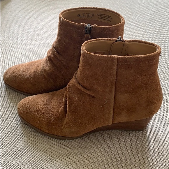 Suede Ankle Booties - Picture 2 of 6